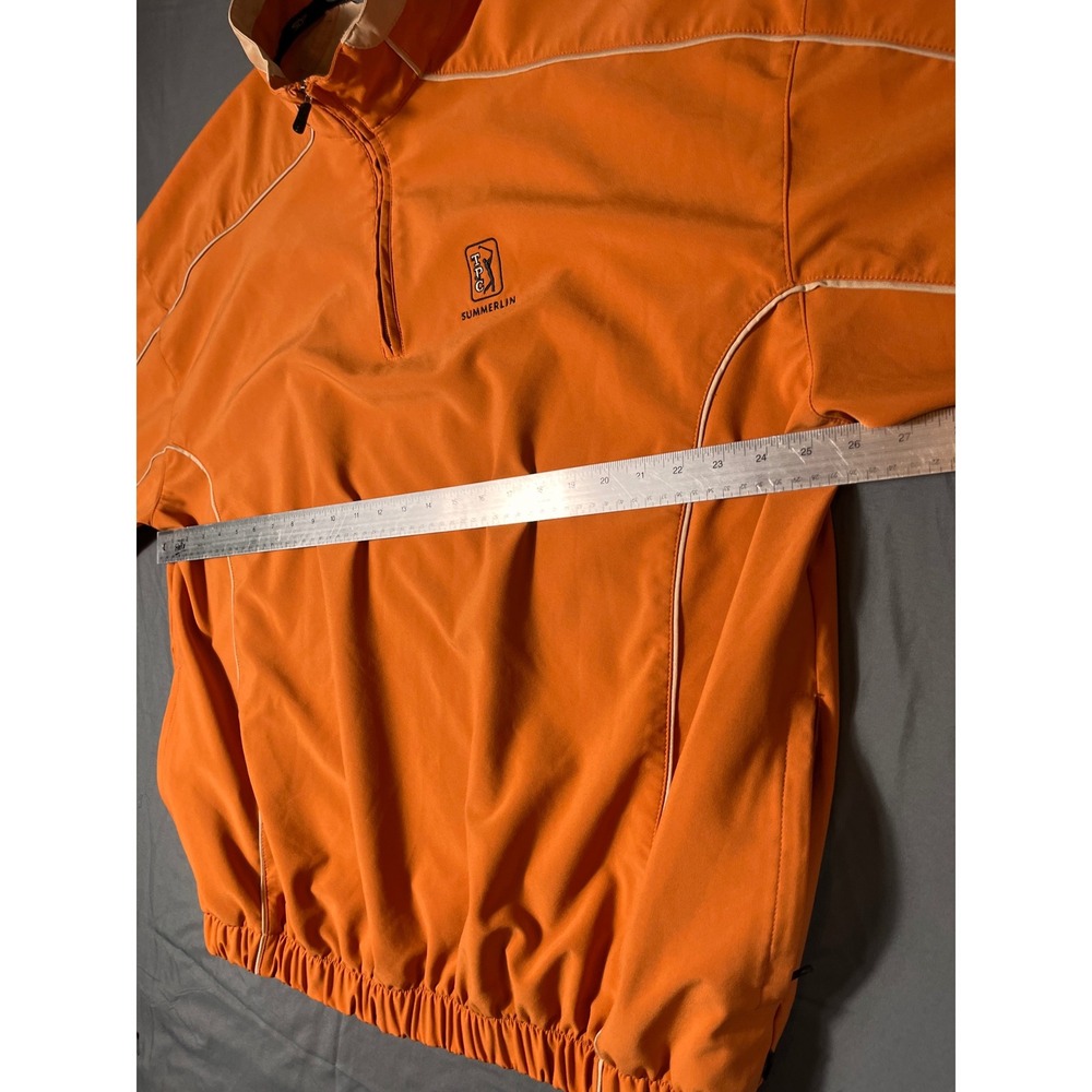 Straight Down Performance Golf‎ Jacket Orange Qua… - image 5